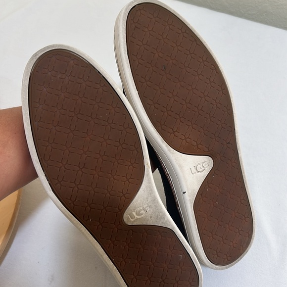 UGG WOMENS SAMMY SLIP ON LOAFER BLACK Sz 8.5 - Picture 6 of 9